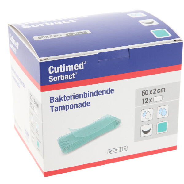 Cutimed Sorbact Tamponaden - verschiedene Maße & Mengen