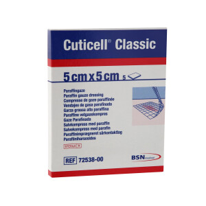 Cuticell Classic Wundgaze, 5 Stück - 5x5cm