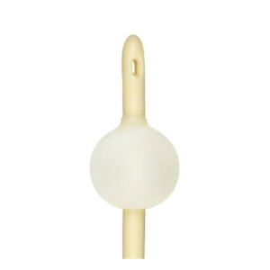 CARE FLOW Latexkatheter, silikonisiert, 40cm, 30ml Blockung, 1 Stück, REF 01/01/13/16/30/GHC - CH 16