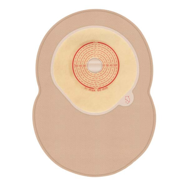 STOMOCUR Kolostomiebeutel Select, plan, mit Gürtelbefestigung, 30 Stück - Ø 30mm