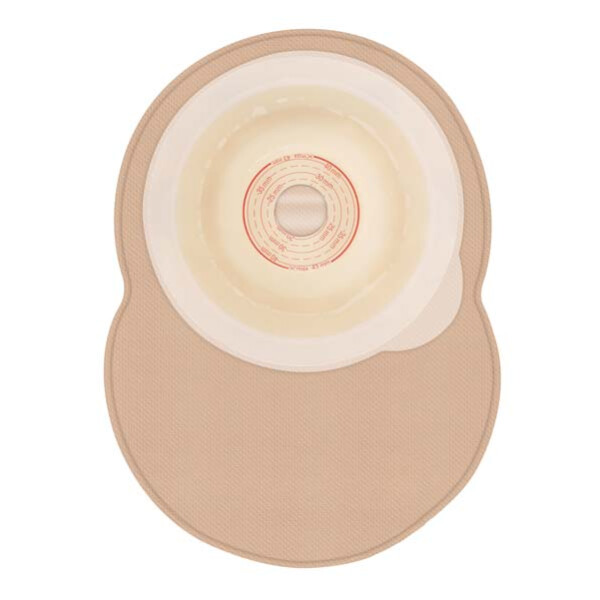 STOMOCUR Kolostomiebeutel Select konvex, mit Gürtelbefestigung, 30 Stück, V1 - Ø 20-43mm (ausschneidbar)