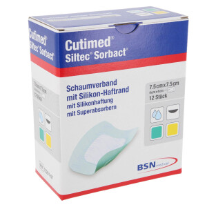 Cutimed Siltec Sorbact Schaumverband - verschiedene...