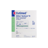 Cutimed Siltec Sorbact B Schaumverband, 12 Stück - 10x10cm