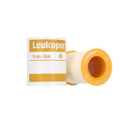 Leukopor Fixierpflaster - 5cm x 5m