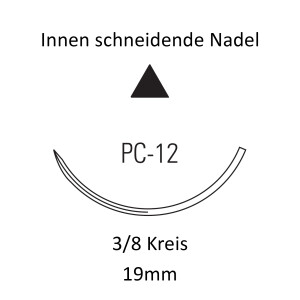 Monosof Nahtmaterial PC-12, Premium, innen schneidend,...