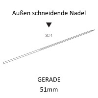 Monosof Nahtmaterial SC-1 für die Haut, gerade schneidend - Ab USP 0