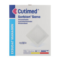 Cutimed Sorbion Sana Wundverband, 12 Stück - 22x22cm