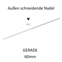 Dermalon I Monosof Nahtmaterial SC-2 für die Haut, gerade schneidend - Ab USP 2-0