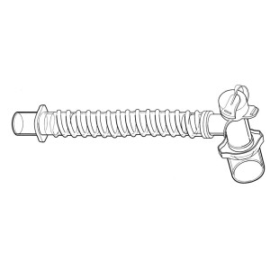 DAR PVC-Tubusverlängerung 15cm, 15M, rechtwinklig,...