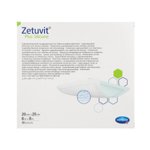 Zetuvit Plus Silicone 10 Stück - 20x20cm