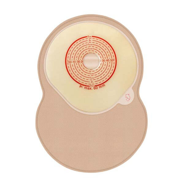 STOMOCUR Kolostomiebeutel Select Alginat small, plan, ohne Gürtelbefestigung, 30 Stück - Ø 20mm
