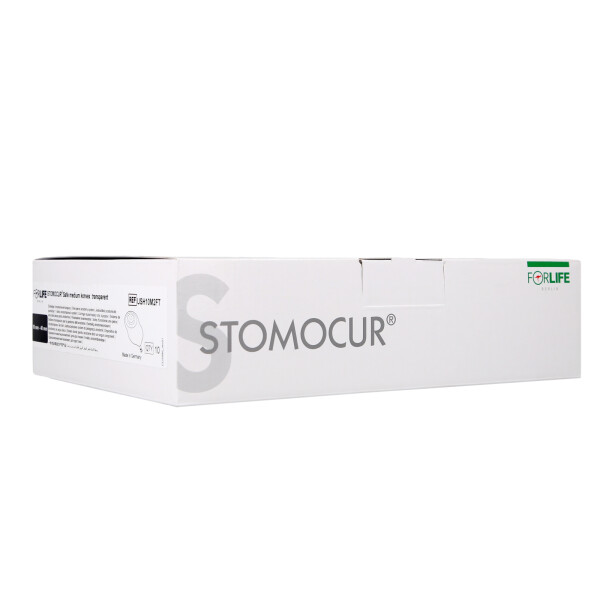 STOMOCUR Urostomiebeutel Safe medium konvex, mit Gürtelbefestigung, transparent, 10 Stück, M2 - Ø 10-40mm (ausschneidbar)