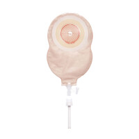 STOMOCUR Urostomiebeutel Safe, konvex, mit Gürtelbefestigung, 30 Stück -  Ø 10mm (Transparenter Beutel)
