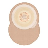 STOMOCUR Kolostomiebeutel Select medium konvex, mit Gürtelbefestigung, 30 Stück, M2 - Ø 15-40mm (ausschneidbar)