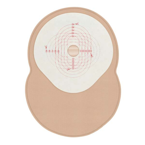 STOMOCUR Kolostomiebeutel Select large, plan, 30 Stück - Ø 40mm