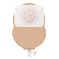 STOMOCUR Urostomiebeutel Safe Microskin, ohne Gürtelbefestigung, 30 Stück, Ø 13-50mm (ausschneidbar) - Transparent