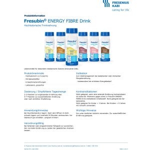Fresubin Energy Fibre Drink 4x200ml - Schokolade