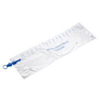 KONTICUR Kath G+, unisex Einmalkatheter mit Gleitgel & Beutel, 40cm, 25 Stück - ab CH 10