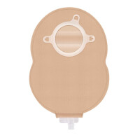 STOMOCUR Safe Clic Urostomiebeutel (Twist & Safe), mit Gürtelbefestigung, 30 Stück - Verschiedene Rastringgrößen & Farben