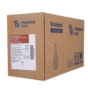 Freka Drainjet isotonische Kochsalzlösung NaCl 0.9 % - 10x120ml