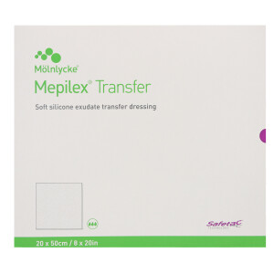 Mepilex Transfer Schaumverband, 4 Stück - 20x50cm