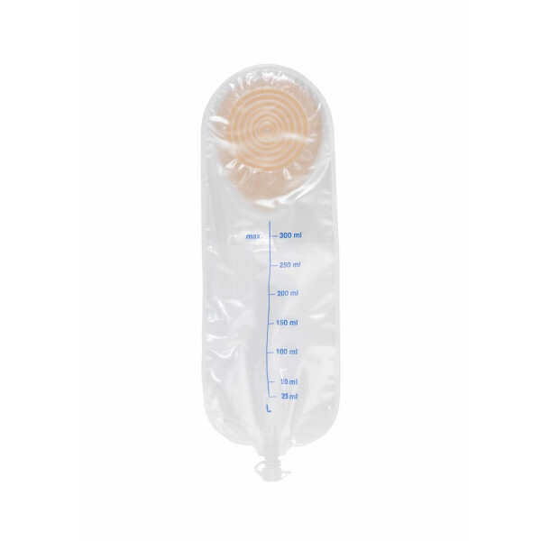 STOMOCUR Drainage-Versorgung mit Ablassventil, 30 Stück, 300ml, L - 5mm