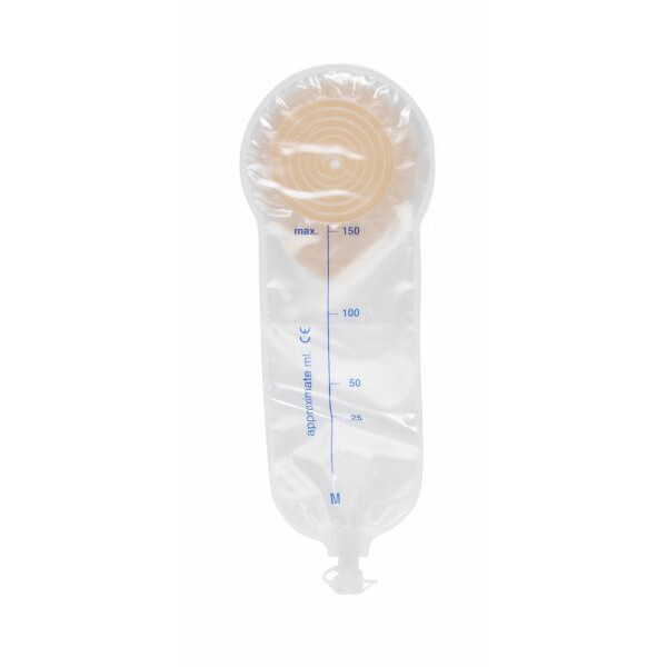 STOMOCUR Drainage-Versorgung mit Ablassventil, 30 Stück, 150ml, M - 5mm