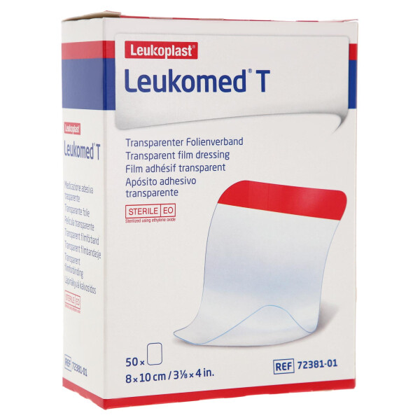 Leukomed T Folienverband, 50 Stück - 8x10cm