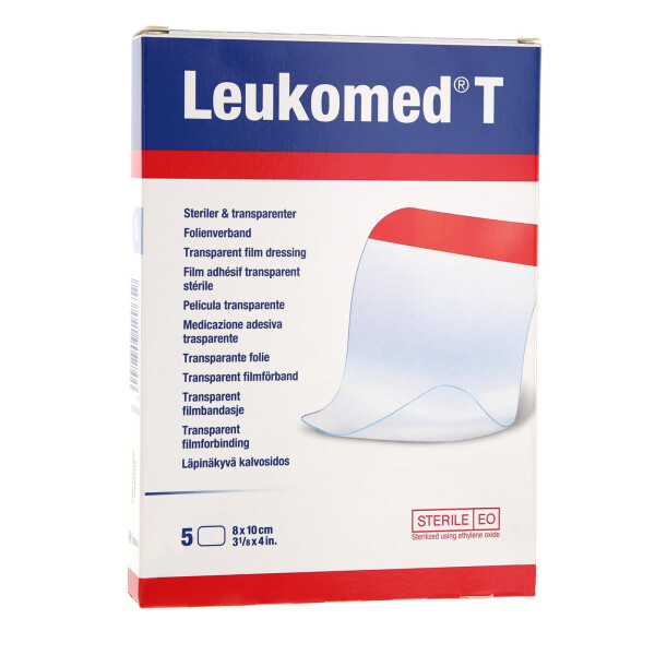 Leukomed T Folienverband, 5 Stück - 8x10cm
