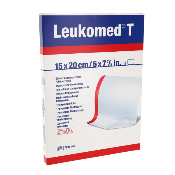 Leukomed T Folienverband, 5 Stück - 15x20cm