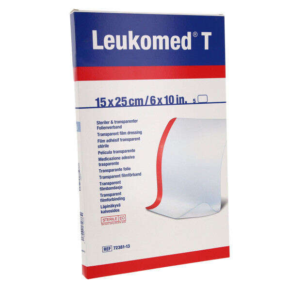 Leukomed T Folienverband, 5 Stück - 15x25cm