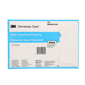 Kerramax Care Superabsorbierende Wundauflage, 5x5cm - 10 Stück