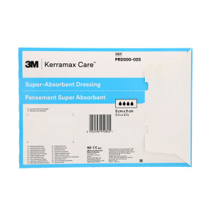3M Kerramax Care Superabsorbierende Wundauflage, 5x5cm - 10 Stück