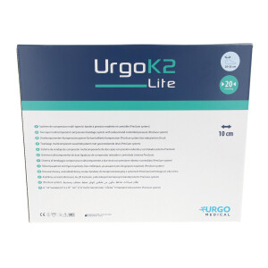 UrgoK2 Lite Zweikomponenten-Kompressionssystem 10cm, 6 Stück - Knöchelumfang 25-32cm
