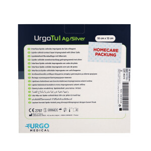 UrgoTül Silver Wundgaze, 10 Stück - 10x12cm