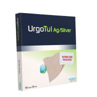 UrgoTül Silver Wundgaze, 10 Stück - 10x12cm