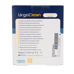 UrgoClean Kompressen, 10 Stück - 6x6cm