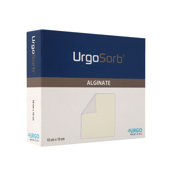 UrgoSorb Calciumalginat & Hydrokolloid, 20 Stück - 10x10cm