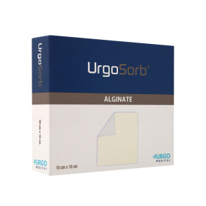 UrgoSorb Calciumalginat & Hydrokolloid, 20 Stück - 10x10cm