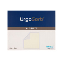 UrgoSorb Calciumalginat & Hydrokolloid, 20 Stück - 10x10cm