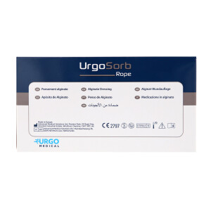 UrgoSorb Calciumalginat & Hydrokolloid - Tamponade, 5 Stück - 30cm