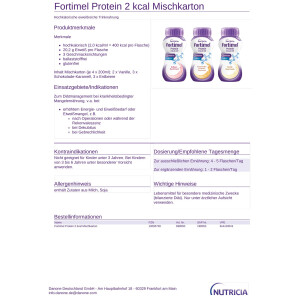 Fortimel Protein 2 kcal 32x200ml - Mischkarton
