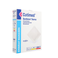 Cutimed Sorbion Sana Wundverband, 12 Stück - 12x12cm