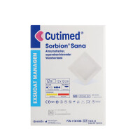 Cutimed Sorbion Sana Wundverband, 12 Stück - 12x12cm