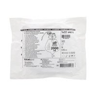UROSID 2000S geschlossenes Urindrainagesystem, 2.000ml, steril, Kreuzventil senkrecht, mit Nadel - 120cm