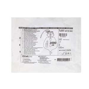 Geschlossenes Urindrainagesystem, 2.000ml, Tropfkammer,...