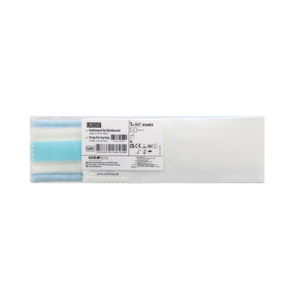 Halteband für Urin-Beinbeutel mit Klettverschluss, 60cm lang, 5cm breit - Größe L