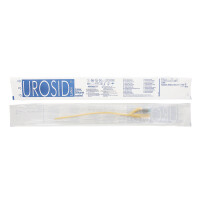 UROSID Basic Latex Ballonkatheter für Kinder, Typ Nelaton, zweilumig mit Mandrin, 30cm, 3-5ml Ballon, 1 Stück - Ab CH 06