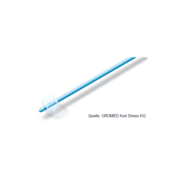UROMED Silikon-Ballonkatheter Nelaton, soft, 43cm, 5-10ml Blockung. 1 Stück, REF 1095-20 - CH 20