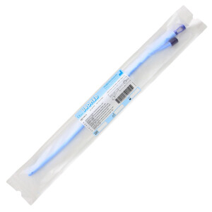 UROMED Silikon-Ballonkatheter Nelaton, soft, 43cm, 5-10ml Blockung. 1 Stück, REF 1095-22 - CH 22